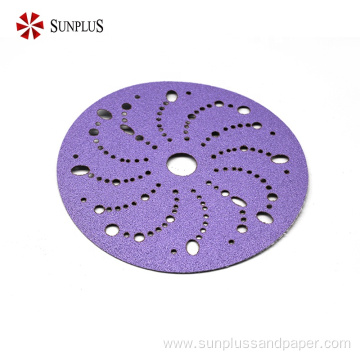 Hook and Loop Purple Film Backing Sanding Disc